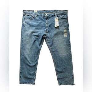 LEVI’S 502 Men’s Blue Taper Denim Stretch Pants 50x30 Big And Tall